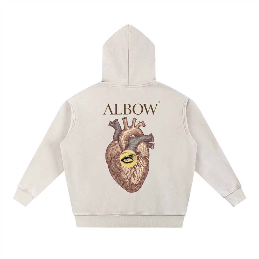 Snow Wash Fleece Oversize ALBOW Hoodie