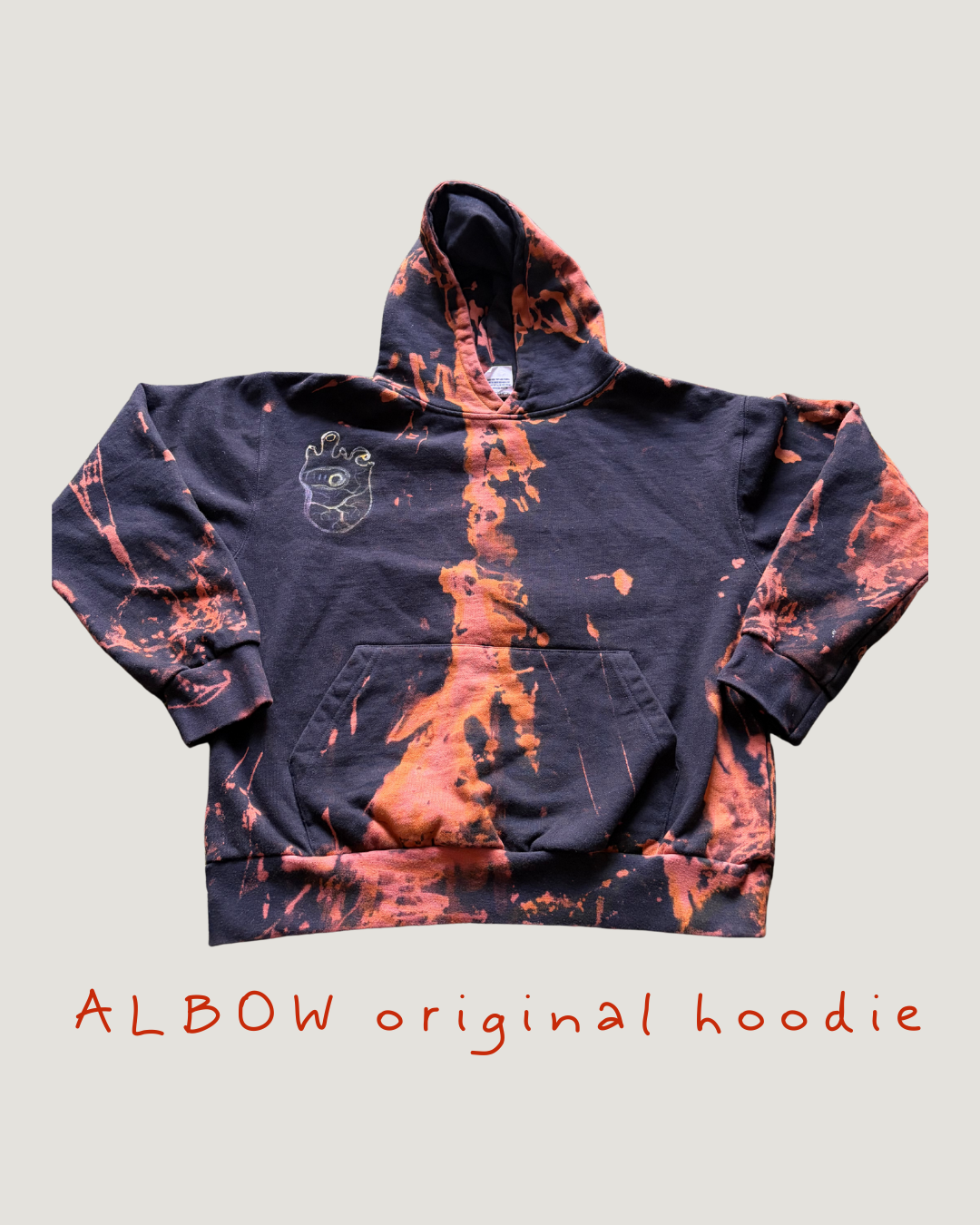 ALBOW: bleached original hoodie