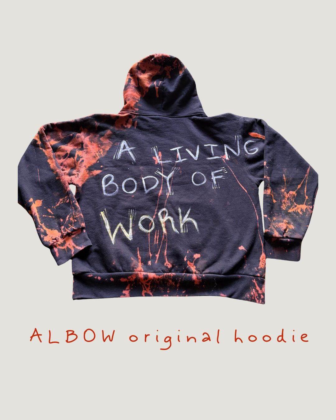ALBOW: bleached original hoodie