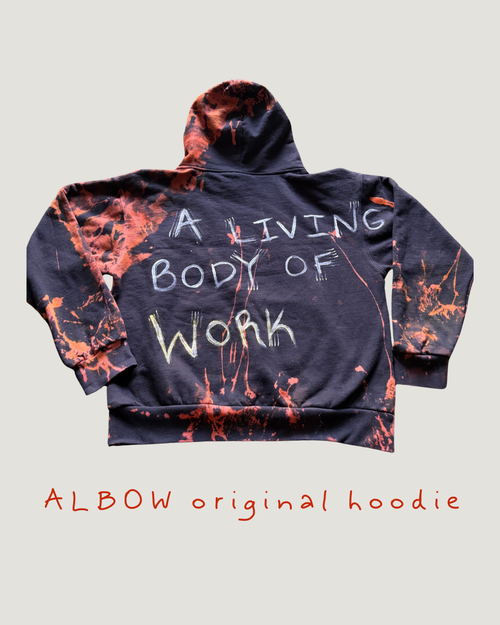 ALBOW: bleached original hoodie